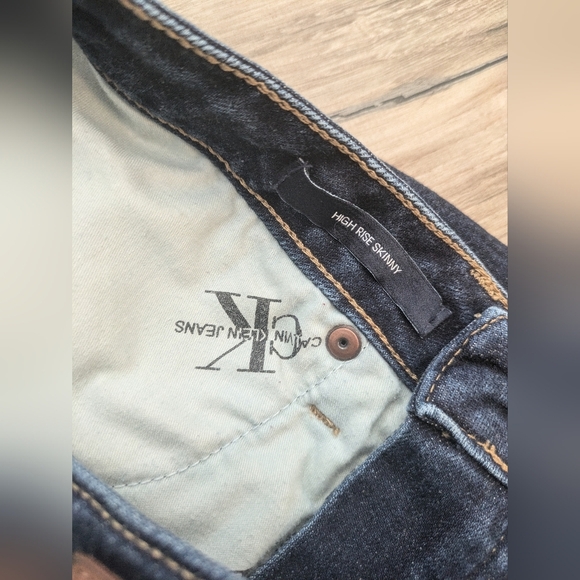 Calvin Klein High Rise Skinny Jeans - Picture 4 of 7